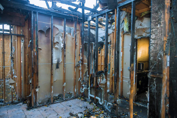 Professional Soot Cleanup technician working in Manassas, VA